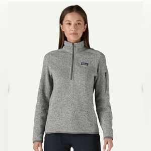 Patagonia Heather Gray Fleece Quarter-Zip NWOT